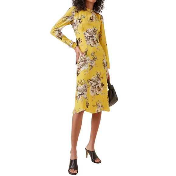 knee length dresses for ladies Embroidered Cotton Long Sleeve Shirt Dress